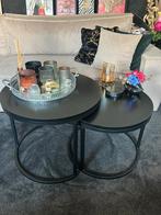 Salontafels, Huis en Inrichting, Tafels | Salontafels, Rond, Zo goed als nieuw, Minder dan 50 cm, 50 tot 100 cm