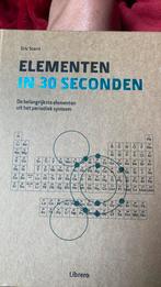 Eric Scerri - De elementen in 30 seconden, Ophalen of Verzenden, Zo goed als nieuw, Eric Scerri