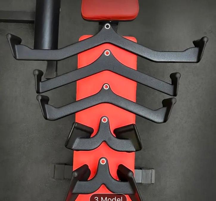 Ergo Lat Pulley Set - 5 Kabelhandgrepen(nieuw), Sport en Fitness, Fitnessmaterialen, Nieuw, Overige typen, Rug, Ophalen of Verzenden