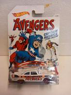 Hot Wheels 1:64 Avengers Plymouth Fury 1957 CapAMERICA 3INCH, Ophalen of Verzenden, Zo goed als nieuw, Auto