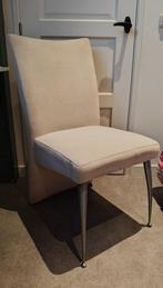 Eetkamerstoelen (6 stuks), Huis en Inrichting, Stoelen, Ophalen, Gebruikt, Metaal, Wit