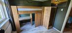 steigerhouten bed  hoogslaper 90x200, Ophalen, Eenpersoons, Zo goed als nieuw, 200 cm