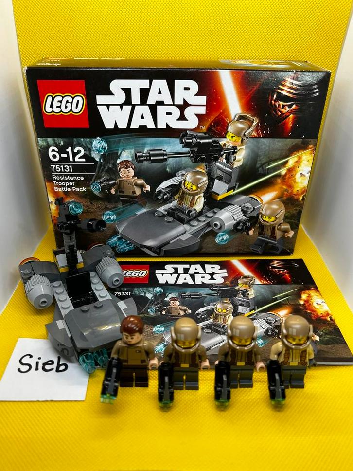 Lego Star Wars 75131 Resistance Trooper Battle Pack, Kinderen en Baby's, Speelgoed | Duplo en Lego, Zo goed als nieuw, Lego, Ophalen of Verzenden