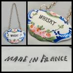 Frankrijk,  met de hand beschilderd flessenlabel, whisky, Ophalen of Verzenden