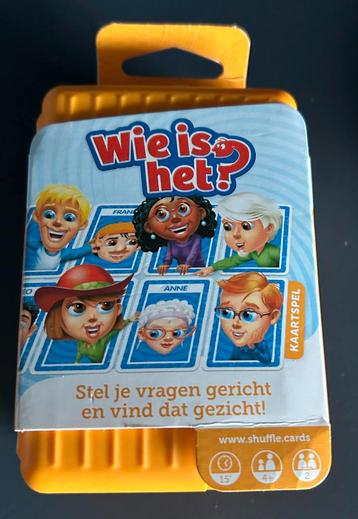 Wie is het? Kaartspel beschikbaar voor biedingen