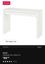 Ikea Malm toilettafel wit, Ophalen, Zo goed als nieuw, 50 tot 100 cm, Minder dan 100 cm