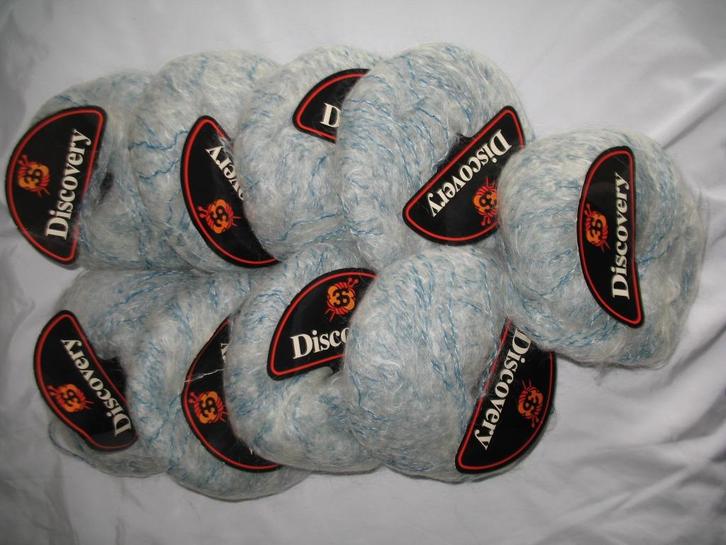 Zeldzaam ✨Kid Mohair ✨ met  Aqua Blauw/Groen ✨Satijngaren✨, Hobby en Vrije tijd, Breien en Haken, Nieuw, Breien of Haken, Wol of Garen