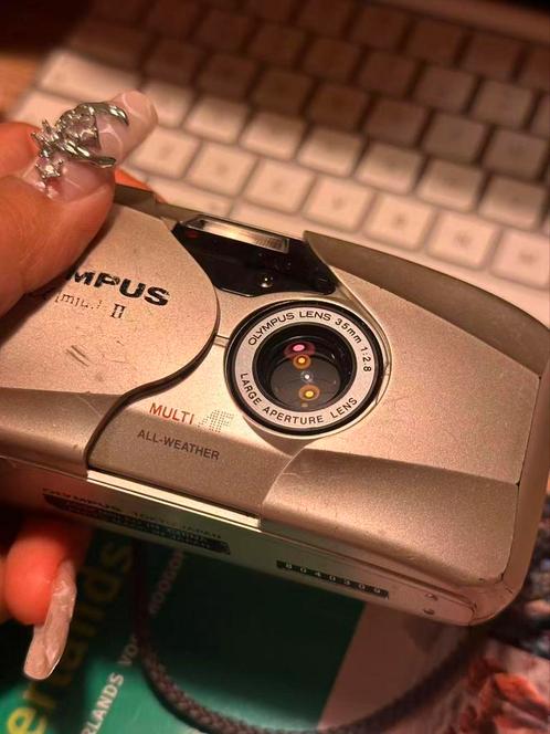 Olympus mju ii - Compact Camera, Audio, Tv en Foto, Fotocamera's Analoog, Gebruikt, Compact, Olympus, Ophalen of Verzenden