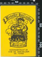 Sticker: Restaria Broodje Hollands - Den Helder, Verzamelen, Stickers, Ophalen of Verzenden, Zo goed als nieuw, Bedrijf of Vereniging