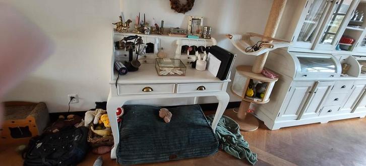 Secretaire Bureau - Wit, Huis en Inrichting, Kasten | Dressoirs, Gebruikt, 50 tot 100 cm, 50 tot 75 cm, Met lade(s), Met plank(en)