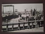 Fotokaart Delfzijl - Haven met Havenbrug - 1962, Ophalen of Verzenden, 1960 tot 1980, Gelopen, Groningen
