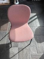 4 Ikea Stoelen - Roze Stof, Metalen Poten, Huis en Inrichting, Stoelen, Ophalen, Gebruikt, Overige kleuren, Vier