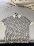 Dior Oblique Knit Polo - Retro Stijl, Kleding | Heren, Maat 48/50 (M), Beige, Ophalen of Verzenden, Zo goed als nieuw