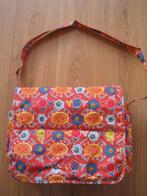 *OILILY*  rode bloemen schoudertas met rits, Sieraden, Tassen en Uiterlijk, Tassen | Schoudertassen, Ophalen of Verzenden, Zo goed als nieuw