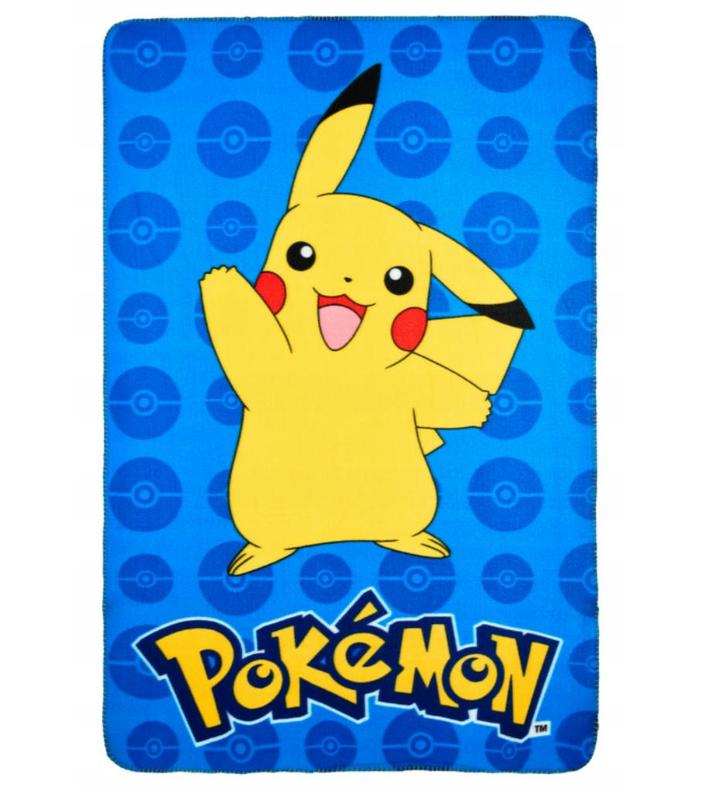 Pokemon Fleece Deken - Pikachu Fleecedeken, Kinderen en Baby's, Kindermode-accessoires, Nieuw, Ophalen of Verzenden
