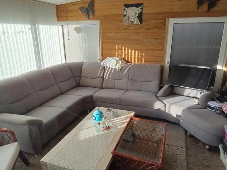 Grijze Hoekbank - Comfortabel en Stijlvol!, Huis en Inrichting, Banken | Bankstellen, Gebruikt, Hoekbank, Vierpersoons of meer