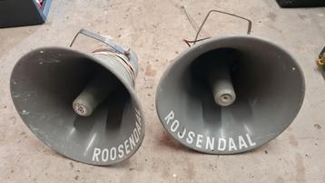 Vintage speakers voor op auto/bus. beschikbaar voor biedingen
