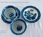 2 kop & schotels samen € 15 Blue Willow watermerk Vintage, Antiek en Kunst, Antiek | Servies los, Ophalen