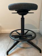IKEA Lidkullen bureau zit en sta Kruk - donkergrijs, Ophalen, Zwart, Zo goed als nieuw, Bureaukruk