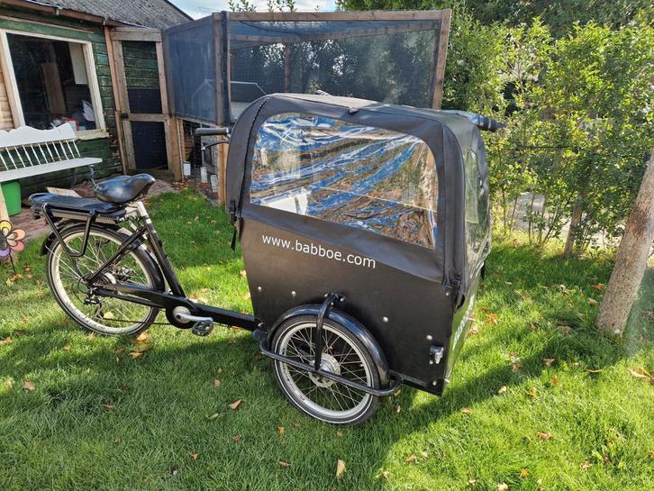 Babboe Big elektrische bakfiets, Fietsen en Brommers, Fietsen | Bakfietsen, Zo goed als nieuw, Overige merken, 4 kinderen of meer