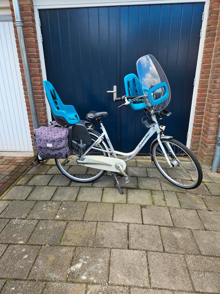 Gazelle Bloom Mamafiets 28 inch, Fietsen en Brommers, Fietsen | Dames | Damesfietsen, Gebruikt, Gazelle, Versnellingen, 53 tot 56 cm