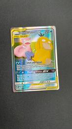 Slowpoke & Psyduck GX Tag Team - Zeldzame, Ophalen of Verzenden, Zo goed als nieuw, Losse kaart, Foil