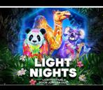 2 e-tickets voor Light Nights Ouwehands Dierenpark te Rhenen, Tickets en Kaartjes, Drie personen of meer, Ticket of Toegangskaart