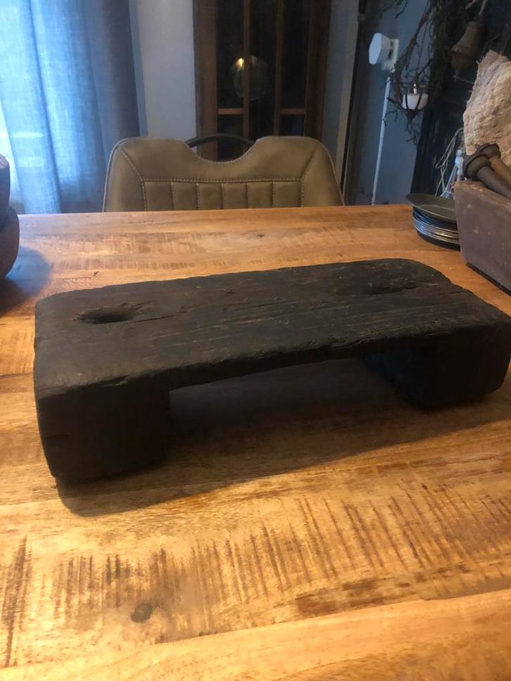 Mooie houten bajot plank, Huis en Inrichting, Woonaccessoires | Overige, Zo goed als nieuw, Ophalen