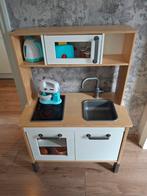 Kinder keuken met alles erop en eraan, Ophalen of Verzenden, Gebruikt, Hout, Speelkeuken-accessoire
