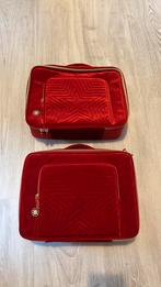 Estee lauder toilettassen fluweel, Sieraden, Tassen en Uiterlijk, Toilettassen, Ophalen of Verzenden, Nieuw, Rood, Dame