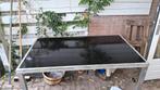 Tuintafel, Huis en Inrichting, Tafelonderdelen, Ophalen, Gebruikt, 50 tot 100 cm, Glas