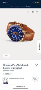 Polo Ralph Lauren Heren Horloge, Sieraden, Tassen en Uiterlijk, Horloges | Heren, Overige merken, Overige materialen, Leer, Polshorloge