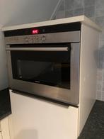 Combimagnetron Siemens, inbouw, zilverkleur en zwart, Witgoed en Apparatuur, Ovens, Gebruikt, Inbouw, Magnetronfunctie, 45 tot 60 cm