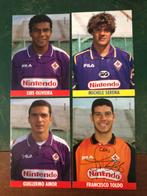 4 spelerskaarten Fiorentina, Ophalen of Verzenden, Zo goed als nieuw, Spelerskaart