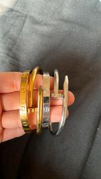 Cartier armbanden goud/zilver, Sieraden, Tassen en Uiterlijk, Armbanden, Nieuw, Staal, Zilver, Verzenden