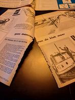 Artikel Noord- Beveland Kees Noordhoek einde veerman 1960, Verzamelen, Ophalen of Verzenden, Knipsel(s)