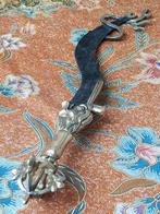 Mooi oud Oosters ceremonieel mes van brons en ijzer 36,6 cm., Antiek en Kunst, Ophalen of Verzenden