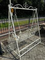 Smeedijzeren Franse stijl schommelbanken metalen bank, Ophalen, Wilms, Zo goed als nieuw, Metaal
