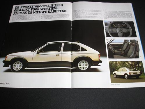 Opel Kadett D, introductie 1979, incl. SR, modeljaar 1980, Boeken, Auto's | Folders en Tijdschriften, Zo goed als nieuw, Opel