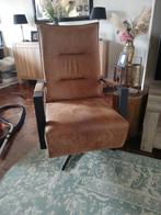 Prachtige fauteuil geschuurd leer  was 695 nu tegen eab, Huis en Inrichting, Fauteuils, Ophalen, Zo goed als nieuw, Leer