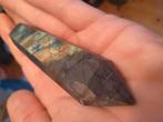 Prachtige labradoriet punt 92gram 11cm, Ophalen of Verzenden