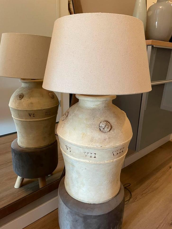 Tafellamp Romaanse Style Aardewerk, Huis en Inrichting, Lampen | Tafellampen, Gebruikt, 50 tot 75 cm, Overige materialen, Ophalen