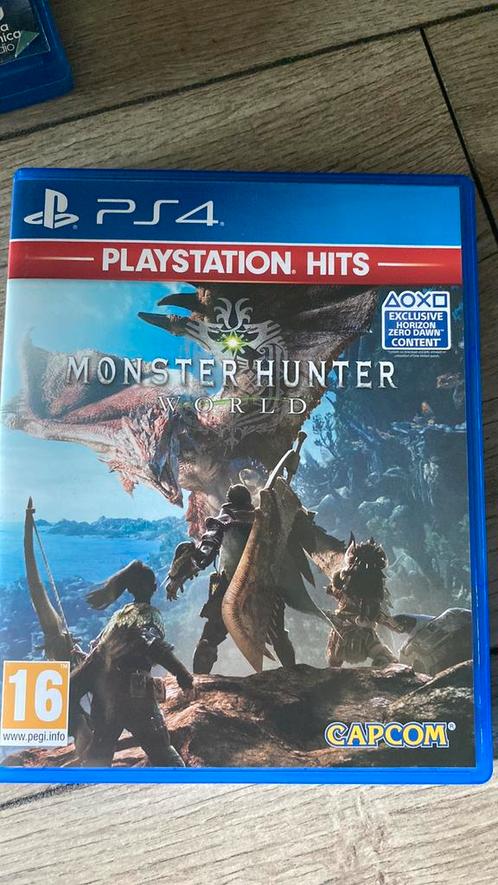 Monster Hunter World - PLAYSTATION HITS, Spelcomputers en Games, Games | Sony PlayStation 4, Zo goed als nieuw, Avontuur en Actie