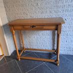 Sidetable met ronde spiegel, licht eiken, Ophalen, 50 tot 100 cm, Rond, Zo goed als nieuw