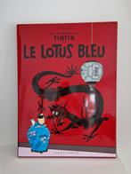 Kuifje/Tintin Emaille Bord Blauwe Lotus, Ophalen of Verzenden