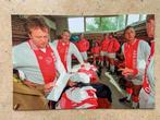 Org kleurenfoto 20x30 cm Cruijff-Keizer-Haan kleedkamer 1997, Verzenden, Nieuw, Ajax, Poster, Plaatje of Sticker
