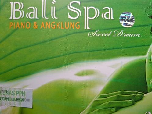 BALI SPA - PIANO & ANKLUG - SWEET DREAMS, Cd's en Dvd's, Cd's | Meditatie en Spiritualiteit, Zo goed als nieuw, Overige typen