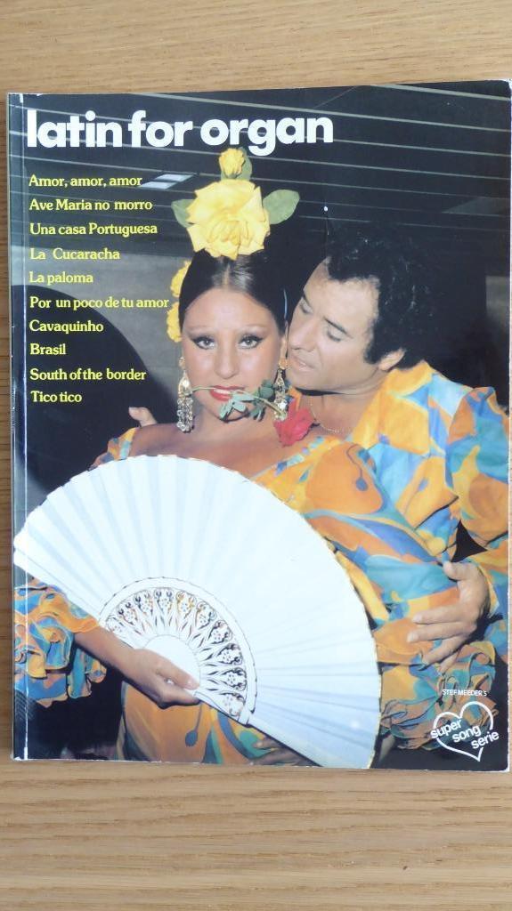 Latin for Organ - Super Song Serie Stef Meeder, Muziek en Instrumenten, Bladmuziek, Zo goed als nieuw, Artiest of Componist, Populair