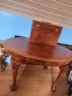 Antieke chippendeale salontafel mahonie met klauwpoten, Antiek en Kunst, Ophalen