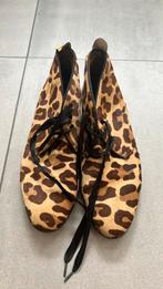 Pertini leren schoenen tiger motief maat 40, Ophalen of Verzenden, Zo goed als nieuw, Zwart, Sneakers of Gympen